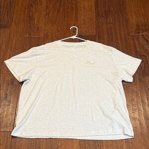 New! XL PINK VS Light Grayish Cream Short Sleeve Tee Sleep / Casual Wear